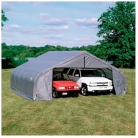 ShelterLogic 82143 Grey 22'x24'x12' Peak Style Shelter