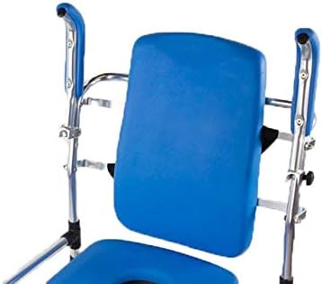 Platinum Health Caspian Professional Mobile Shower/Commode Chair-Padded, Aluminum