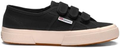 Superga Unisex 2750 Cot3strapu Cotton Canvas Sneakers with Touch Strap Fastening