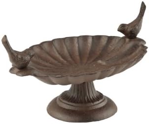 Esschert Design FB162 Cast Iron Pedestal Birdbath