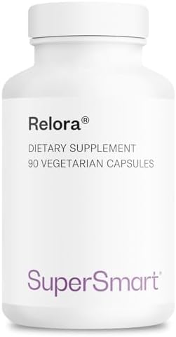 SuperSmart Relora 750mg per Day - Magnolia Officinalis & Phellodendron Amurense Extract Supplement | Non-GMO & Gluten Free - 90 Vegetarian Capsules