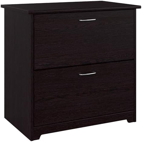 Bush Home Cabot 2 Drawer Lateral File Cabinet in Harvest Cherry, Home Office Chest for Letter, Legal, and A4-size Document Storage