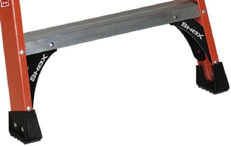 Louisville Ladder 14-Foot Fiberglass Twin Front Step Ladder, 375-Pound Load Capacity, Type IAA, FM1414HD