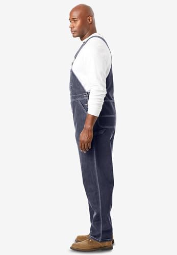 by KingSize Men's Big & Tall Denim Overalls