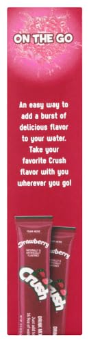 Crush Strawberry Sugar/Caffeine Free Hydrating On-the-Go Drink Mix: Wild Purple Smash - 1 Box (6 Packets)