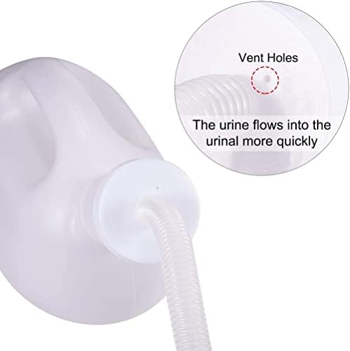 Urinals for Men, 2000ml Urine Bottle for Men, Male Portable Pee Bottle, Spill Proof Men's Potty Portable Urinal