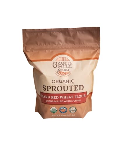 Granite Mill Farms Sprouted Organic Hard Red Wheat Flour, 5 lb