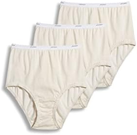 Jockey Women's Underwear Plus Size 100% Cotton Classic Brief - 3 Pack