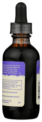 NuNaturals Liquid Stevia Sweetener, Unflavored Alcohol-Free, 2oz