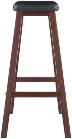 Winsome Mona Stool, 24", Antique Walnut