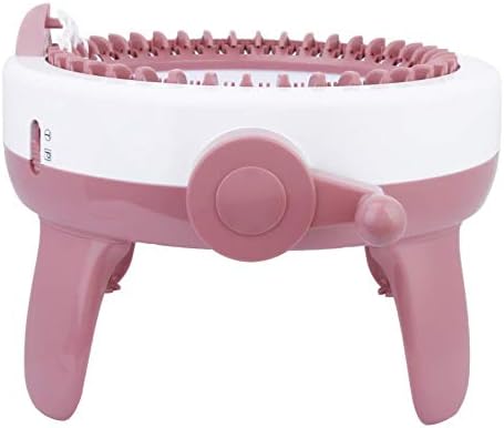 Umootek SENTRO 40 Needles Knitting Machine with Electric Adapter, Knitting Board Rotating Double Loom, Smart Weaving Loom Round Knitting Machines