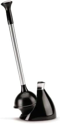 simplehuman Toilet Brush with Caddy Stainless Steel, Black
