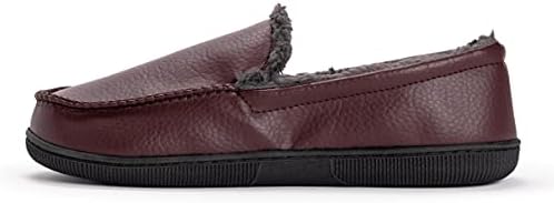 Muk Luks Men's Moccasin-Black Slip-On Loafer