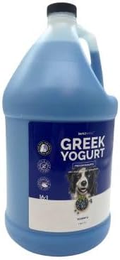 Bark2Basics Blueberry Greek Yogurt Shampoo, 1 Gallon - Protein Pet Shampoo, All Natural Ingredients, Restores Moisture, 16 to 1 Dilution