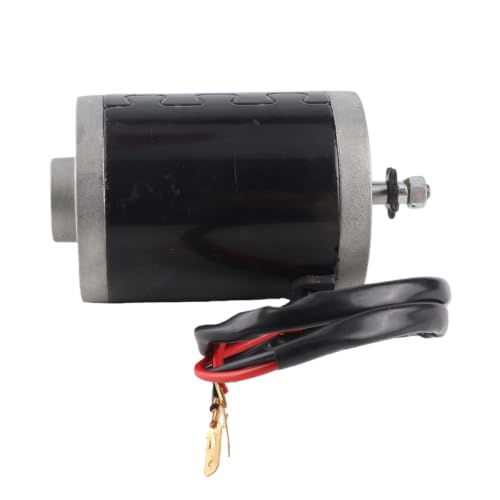 Electric Brushed Motor, 12V 120W High-Speed Compact Permanent Magnet DC Gear Motor with Belt Pulley for Electric Scooters E-Bikes Robotics UAVs