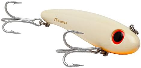 Bomber Lures Mullet Slow-Sinking Twitch / Walking Saltwater Fishing Lure - Excellent for Speckled Trout, Redfish, Stripers and More, 3 1/2 Inch, 5/8 Ounce