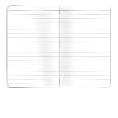 Elan Publishing Company The Indestructible, Waterproof, Tearproof, Weatherproof Field Notebook - 3.5"x5.5" - Black- Lined Memo Book - Pack of 4