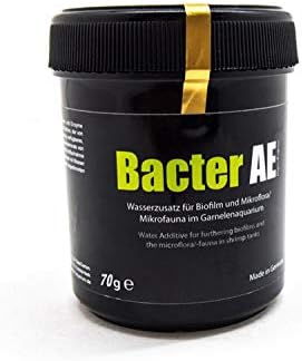 GlasGarten Bacter AE Shrimp (70g) | Nutrients for Live Freshwater Shrimp Food/Aquarium Water (Neocaridina, Amano, Red Cherry, Rili)