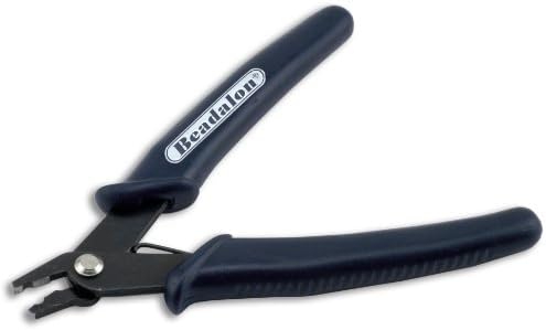 Beadalon Jewelry Crimping Tool Micro - Ergonomic & Compact, Dark Blue | Professional jewelry tools with precision crimping, ergonomic grips, versatile performance, and organized storage options.
