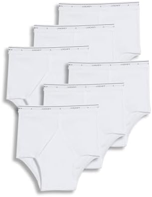 Jockey Classic Full Rise Brief- 6 Pack - 100% Cotton Underwear for Men