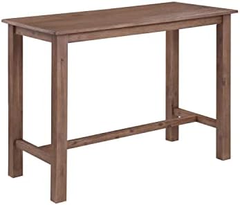Boraam Sonoma Pub Table - Barnwood Wire-Brush