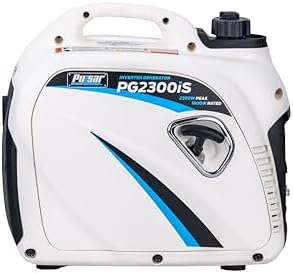 Pulsar PG2300iS 2, 300W Portable Super Quiet Gas-Powered Inverter Generator with USB Outlet & Parallel Capability, CARB Compliant | 1800 running watts