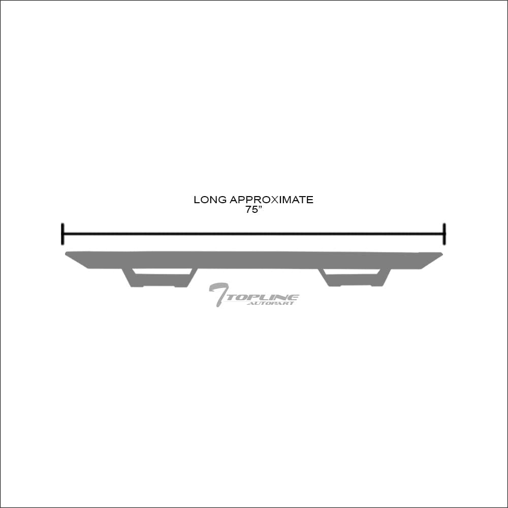 Matte Black Modular Drop Step Side Nerf Bars Rail Running Boards Compatible with 09-18 Dodge Ram 1500/19-24 Classic Quad (Extended) Cab