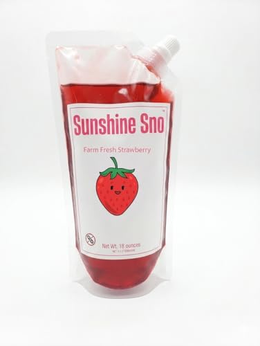 Sunshine Sno Organic Snow Cone Syrup Tiger's Blood- 18oz