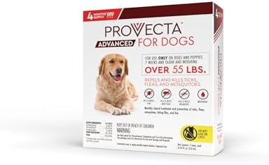 Provecta® Advanced for Extra Large Dogs (Over 55 lbs) Flea and Tick Topical Treatment, 4-Month Supply