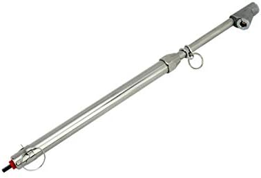 Milton s-986C Calibratable Tire Pressure Service Gauge, Dual Head Straight Foot Chuck, 10-160 PSI