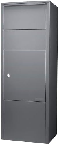 Barska Large Package Delivery Parcel Mail Steel Drop Box for Porch with Tamper-Resistant Drop Slot & Key Lock