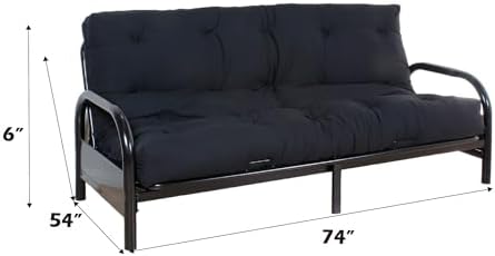 Acme Nabila Red and Black Full Futon Mattress