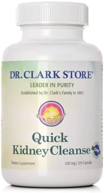Dr. Clark Qck Kidney Clean, 125 Capsules – Natural Kidney Support & Detox Supplement