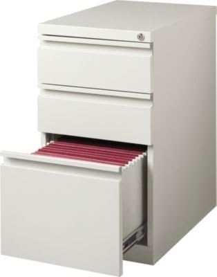 Staples 3-Drawer Vertical File Cabinet, Letter Size Documents, Lockable, 19.88" D x 15" W x 27.75" H, Black