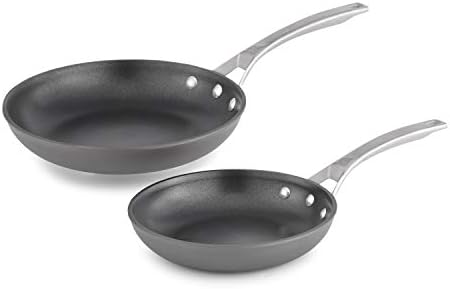 Calphalon Signature Hard-Anodized Nonstick Wok, 12", Flat-Bottom, Oven-Safe, PFOA-Free, Black