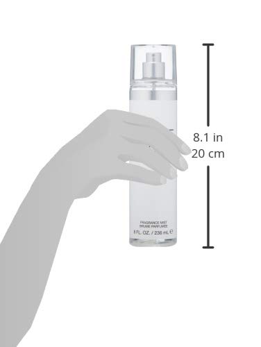 Kenneth Cole White for Her Body Mist for Women, Notes of Mandarin, Vanilla, Musk, and Orchid, Fruity, Fresh, Feminine Scent, Long-Lasting, Everyday Wear Fragrance, 8 Fl oz