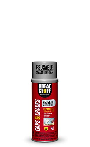Great Stuff 99108824 Smart Dispenser Gaps & Cracks, Cream, 12 Ounce
