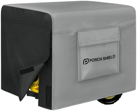 Porch Shield Waterproof Universal Generator Cover 32 x 24 x 24 inch - for Most Generators 5000-10000 Watt, Black