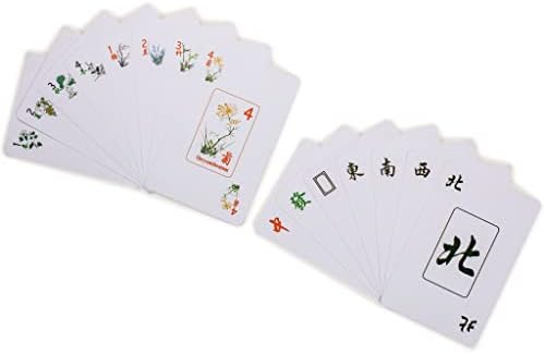 Yellow Mountain Imports Chinese Traditional Mahjong Playing Cards - 144 Card Set
