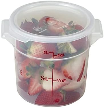 Cambro (RFS2PP190 2 Qt. Round Polypropylene Food Storage Container - Camwear