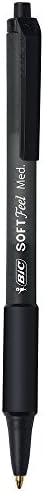 BIC Soft Feel Retractable Ballpoint Pen, 1.0 mm Medium Point, 36-Count | No-Slip Grip for Comfortable Writing | Smooth Ink Flow for Effortless Writing | Ideal for Students, Teachers, And Classrooms
