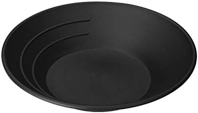 Stansport Plastic Gold Pan Small (606),Black, 10.5-inch
