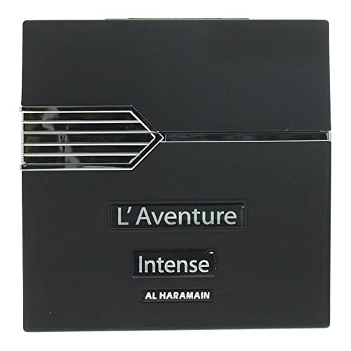 Al Haramain L'Aventure Intense for Men Eau de Parfum Spray, 3.4 Ounce