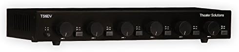 Theater Solutions TS6DV Dual Input 6 Zone Speaker Selector Box Volume Controls