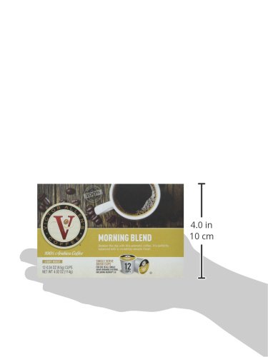 Victor Allen's Coffee Morning Blend, Light Roast, 12 Count, Single Serve Coffee Pods for Keurig K-Cup Brewers