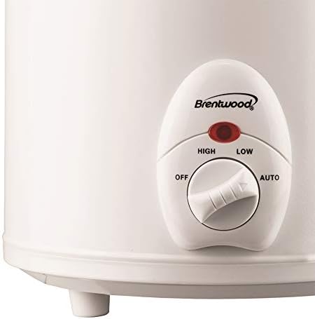 Brentwood SC-135W Appliances 3 quart Slow Cooker, White