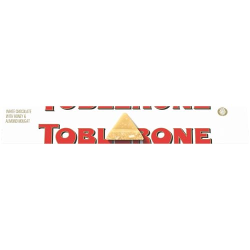 Toblerone White Chocolate, 3.52-Ounce Bars (Pack of 12)