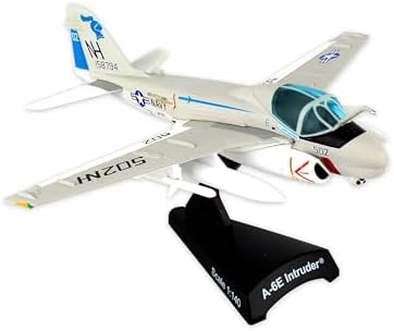 Daron Worldwide Trading Postage Stamp A-6 Intruder Va-52 Knightriders 1/14 Airplane Model
