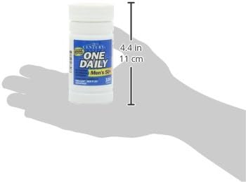 21st Century One Daily Men's 50+ Tablets, 100 Count | Complete Daily Multivitamin, Compare VS. One A Day® Men's 50+, Men Over 50 with Memory, Complete Nutrition for Men 50 Plus