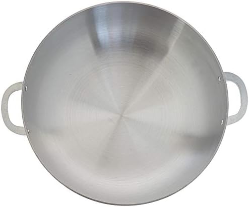 Uniware Heave Duty Aluminum Calderon/Pot with Aluminum Lid Cover, Silver (28.5 QT)